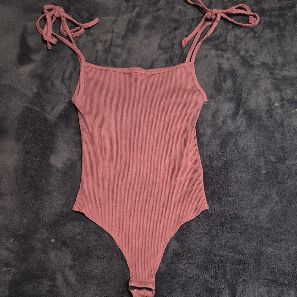 Windsor Ribbed Mauve  Bodysuit